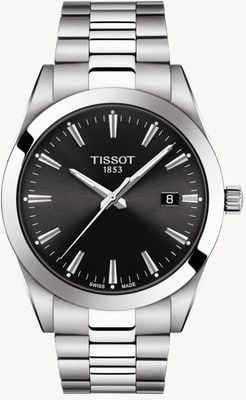 Tissot | Gentleman | Stainless Steel Bracelet | Black Dial | T1274101105100