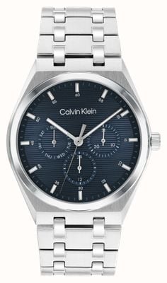 Calvin Klein CK Motion Multifunction (39mm) Dark Blue Dial / Stainless Steel Bracelet 25200520