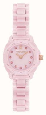 Coach KITT 21mm pink ceramic ladies watch 14504663