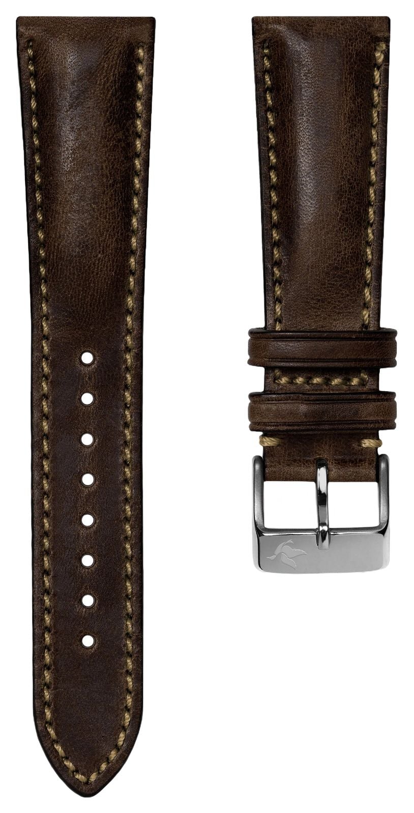Duckworth Prestex HORWEEN-CHESTNUT-20 Chestnut Brown Horween Watch