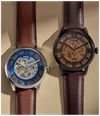 Fossil Townsman 44 mm Automatic Brown Leather ME3267 - alternate view 4