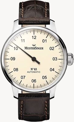 MeisterSinger Men's Classic No. 3 Automatic Ivory AM903