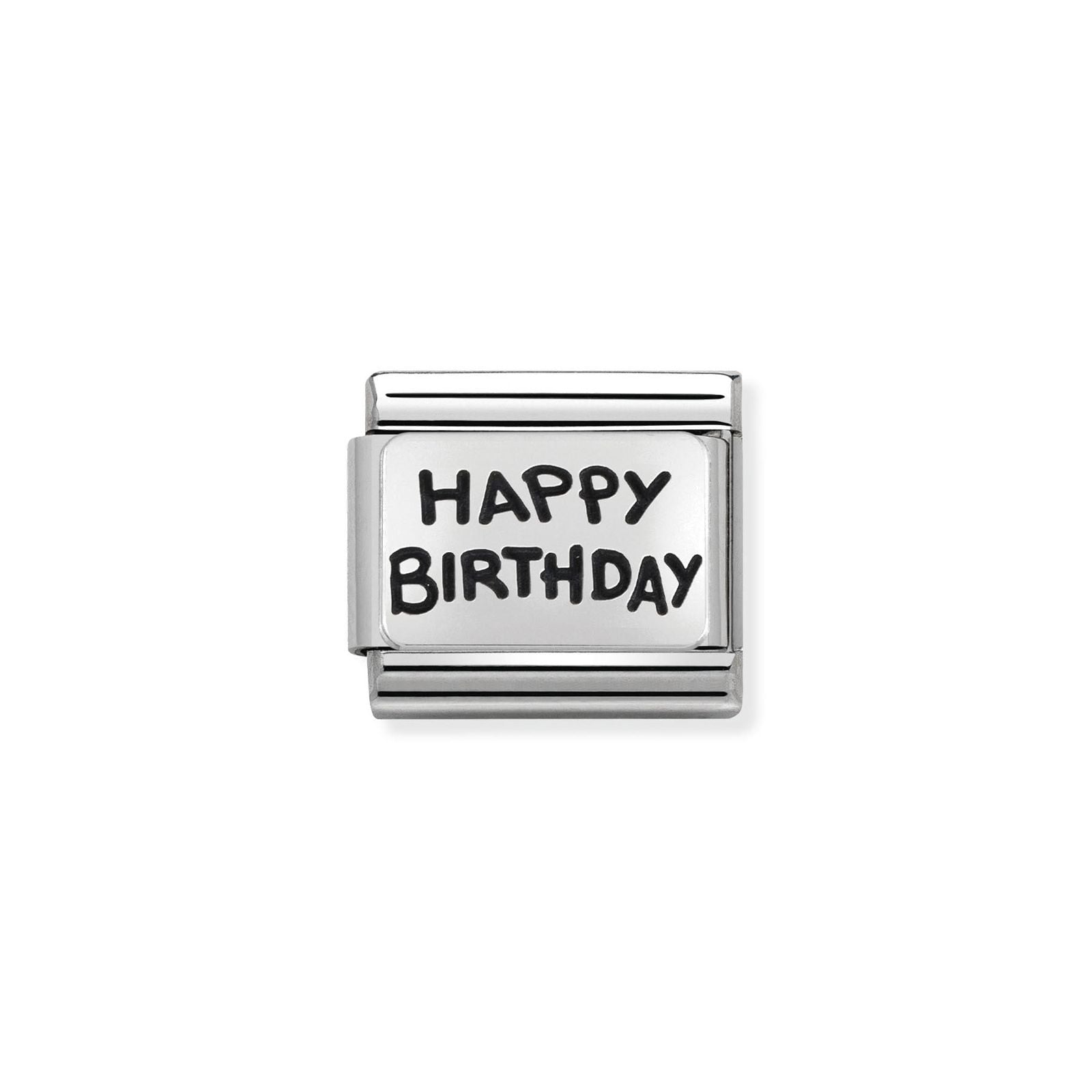 Nomination 330102/41 Classic Happy Birthday Oxidised Jewellery