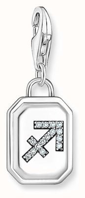 Thomas Sabo Silver Charm Pendant Zodiac Sign Sagittarius With Zirconia 2144-643-21