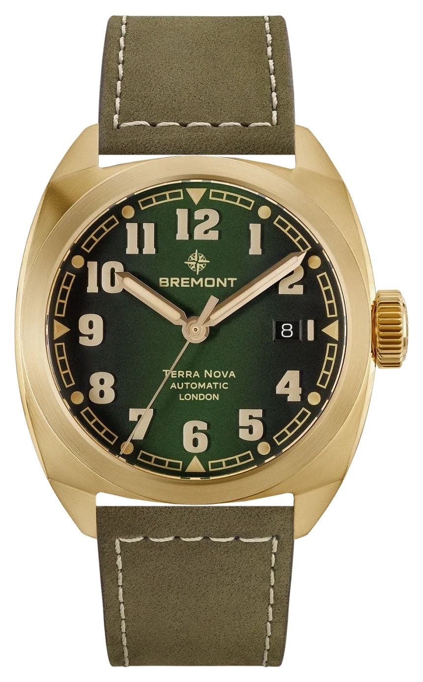 Bremont TN40-DT-BZ-GN-L-S Terra Nova Date Automatic Bronze ( Watch