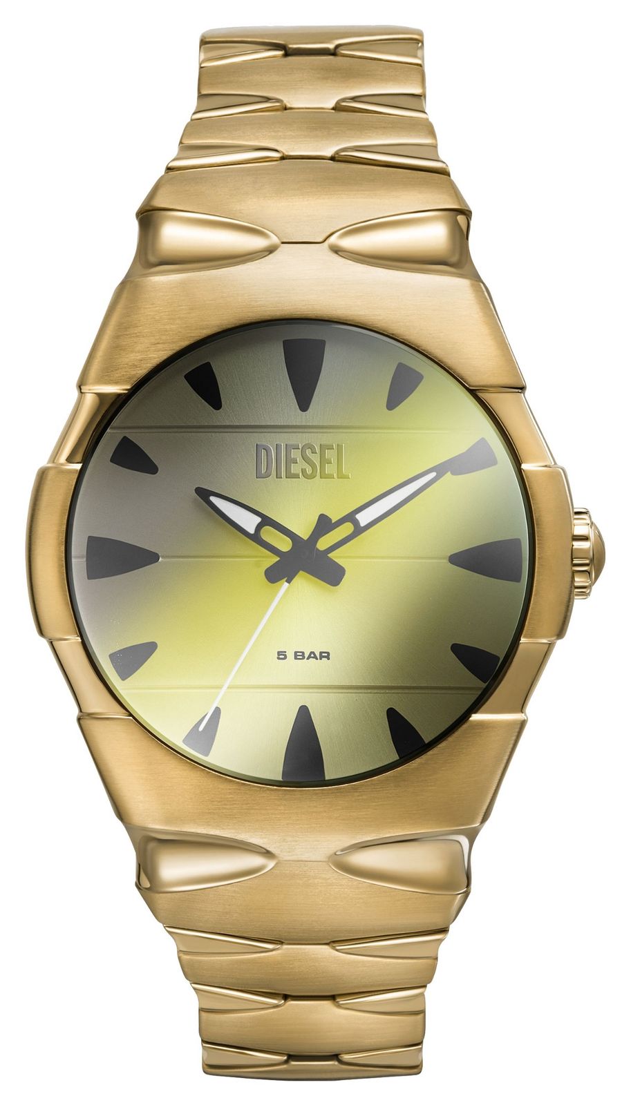 Diesel DZ2214 Men’s D-SRUPTOR (42mm) Green Dial / Gold-Tone Watch