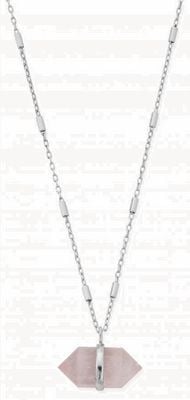 ChloBo Love Goddess Rose Quartz Double Point Necklace SNCC3192