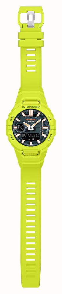 Casio G-SHOCK GBA-950 Series Step Tracker (43.9mm) Dark Blue Dial / Lime Green Resin Band GBA-950-9A3ER - alternate view 3