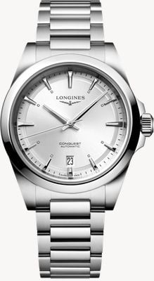 LONGINES Conquest Automatic (38mm) Silver Dial / Stainless Steel Bracelet L37204726