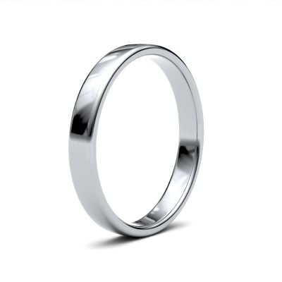 James Moore Wedding Ring  | 3mm | Light | Size Soft Court | AG_3LLS-9W AG_3LLS-9W