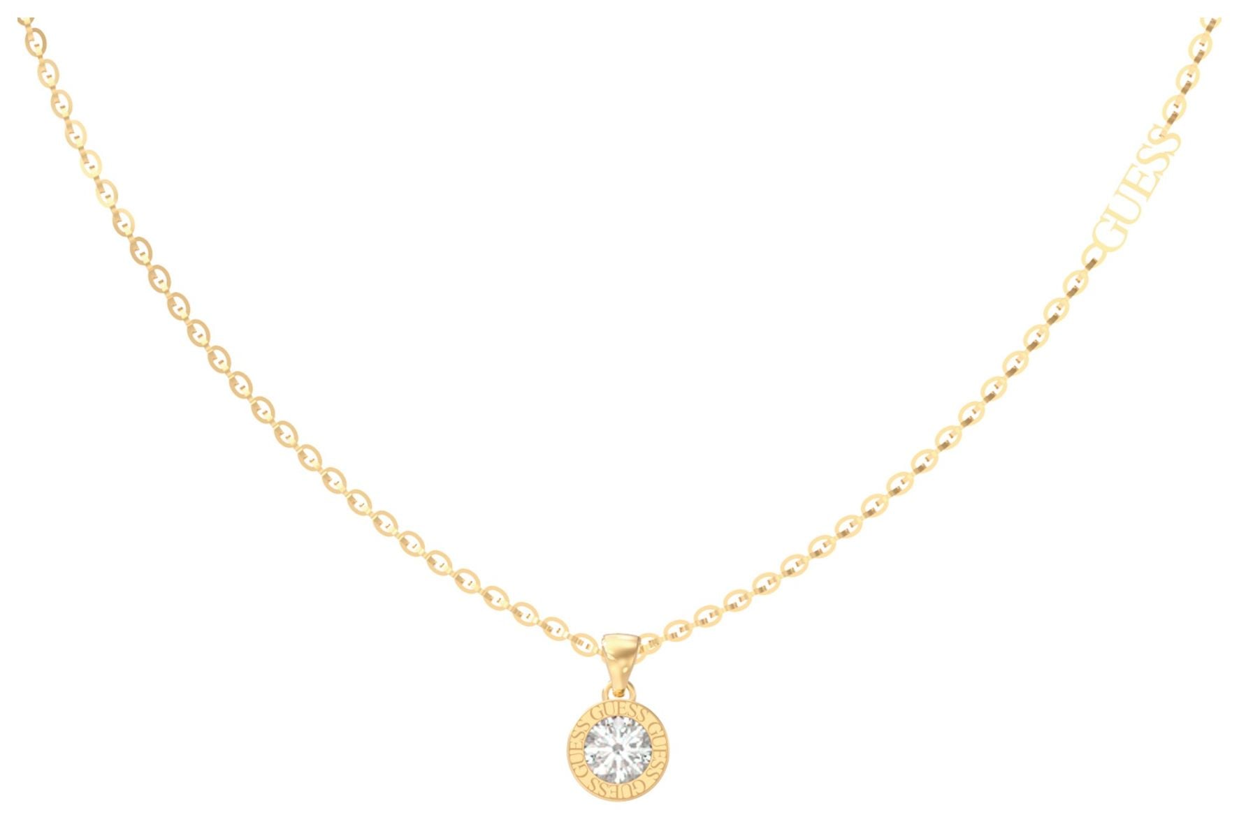 Guess JUBN02245JWYGT/U Gold Plated 16-18″ Clear Crystal Jewellery