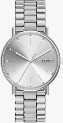 Skagen Signatur Quartz (40mm) Silver Sunray Dial / Stainless Steel Bracelet SKW6950