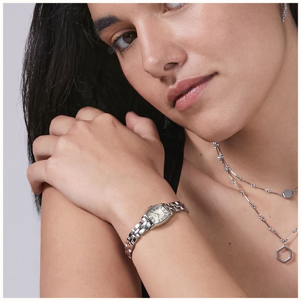 Olivia Burton 18mm Cambridge Silver Bracelet 24000389 - alternate view 5