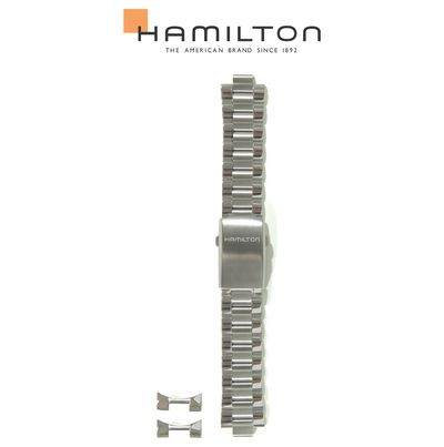 Hamilton Straps H695775103 Khaki Navy Stainless Steel Watch