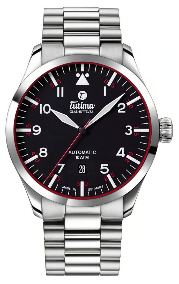 Tutima GlashÃ¼tte 6105-02 Flieger Automatic (41mm) Velvet- Watch