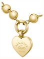 Lacoste Love My Croc Yellow Gold IP Beads Bracelet with Heart Charm 2040506 - alternate view 3