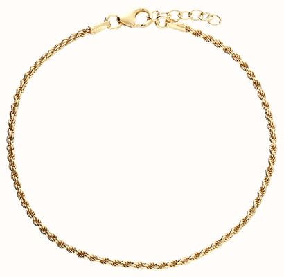 Gold Plated 18" Twist Rope Chain H4820-46