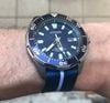 Customer picture of Citizen Men's Eco-Drive Promaster Blue Silicone BN0201-02M