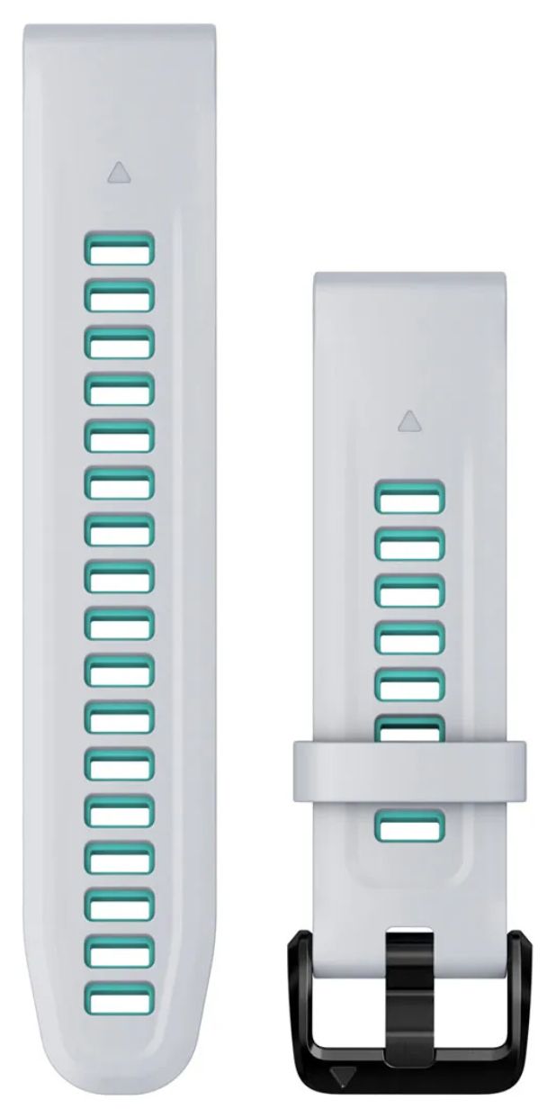 Garmin 010-13279-07 QuickFit® 20 Strap Only Whitestone/Aqua Watch