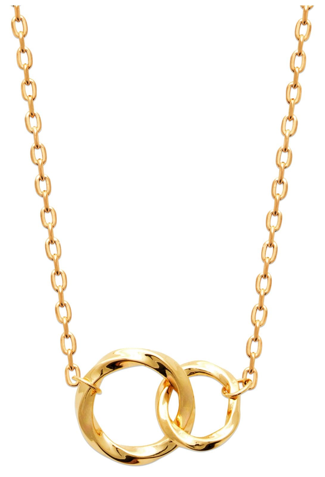 Burren Jewellery N1730 18k Gold Plated Circular, Twist