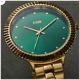 STORM STORM ARLISSE / 42mm / Green Dial / Gold-Tone Stainless Steel Bracelet 47573/GD/GN - alternate view 2