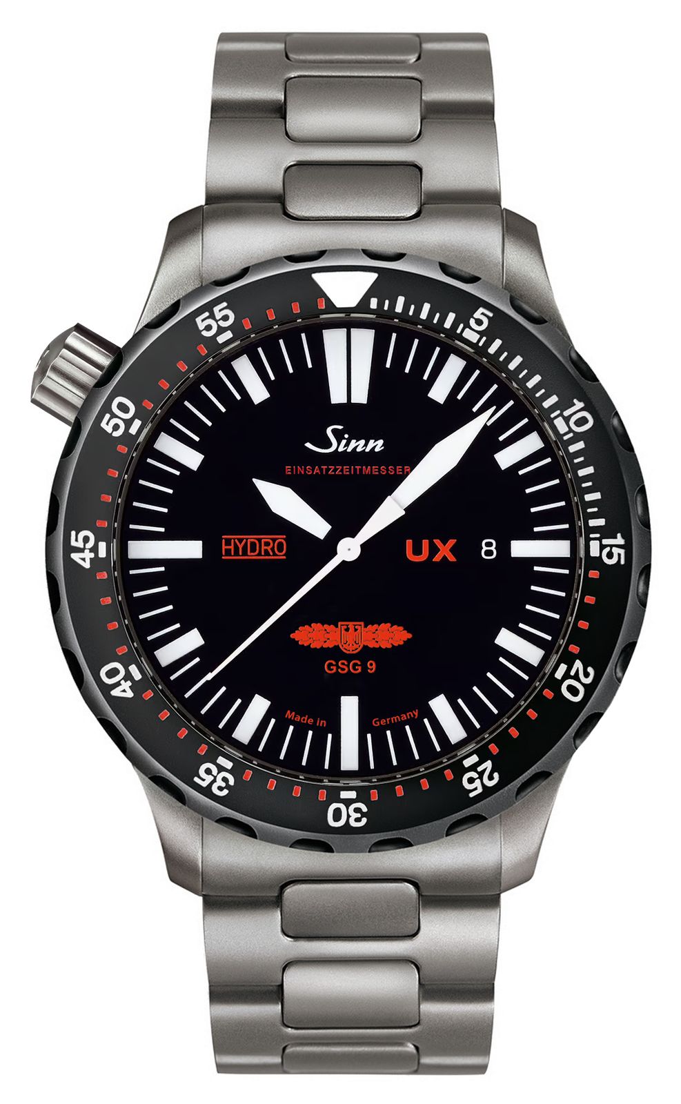 Sinn 403.081 H LINK UX SDR GSG 9 (EZM 2B) (44mm) Black Dial Watch