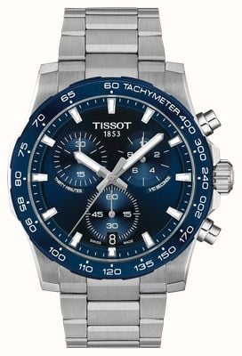 Tissot Supersport Chrono (42mm) Blue Sunray Dial / Stainless Steel Bracelet T1254171104100