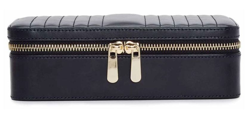 WOLF 766317 Maria Medium Zip Case – Navy Blue Jewellery