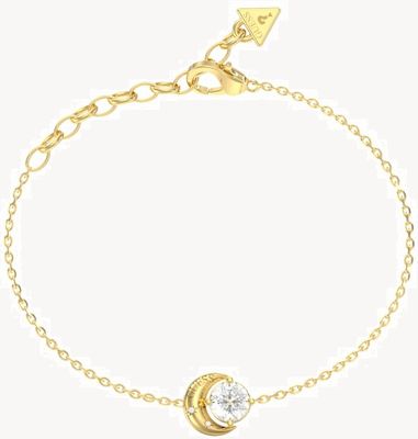 Guess Aurora Bracelet Crecent Gold-Tone Bracelet UBB06234YGL