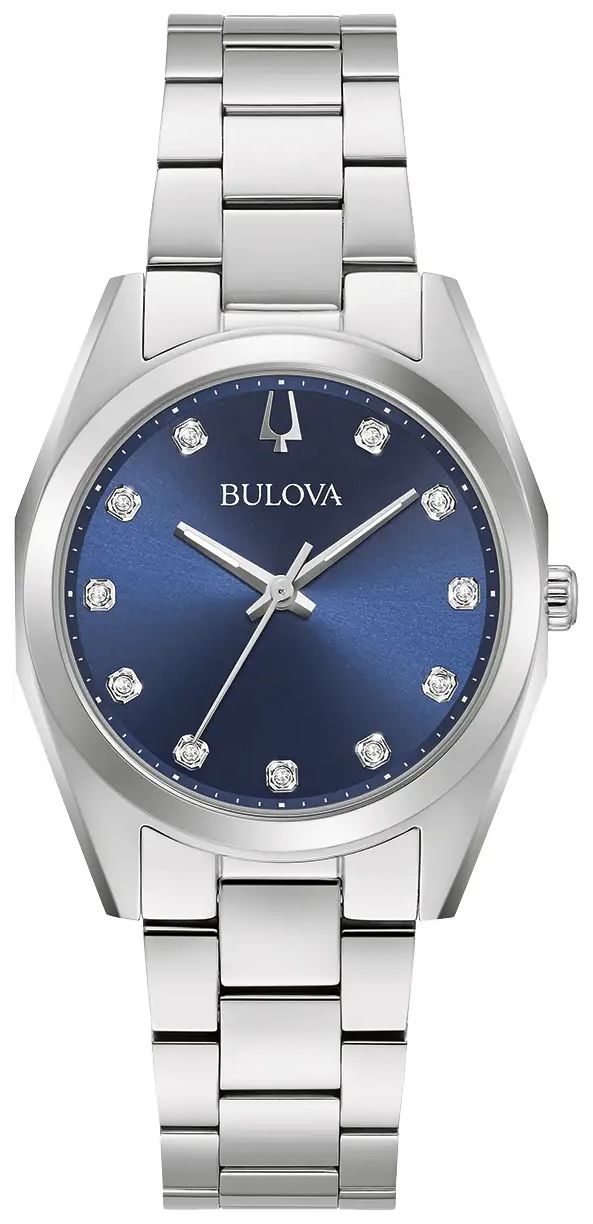 Bulova 96P229-Ex-Display Women’s Surveyor | Blue Diamond Watch