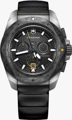 Victorinox I.N.O.X. Chrono (43mm) Titanium Case Carbon Bezel / Black Rubber Strap 242011
