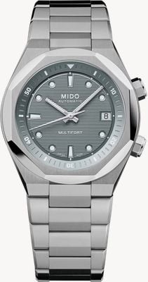 MIDO Multifort 8 Two Crowns Automatic (38.4mm) Grey Dial / Stainless Steel Bracelet M0475071108100