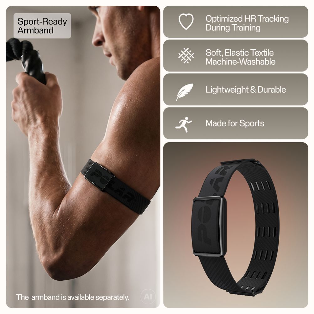 Polar Loop Beige Magnetic Silicone - Screen-Free Wearable Health Band & Fitness Tracker Watch 920121268 - alternate view 12