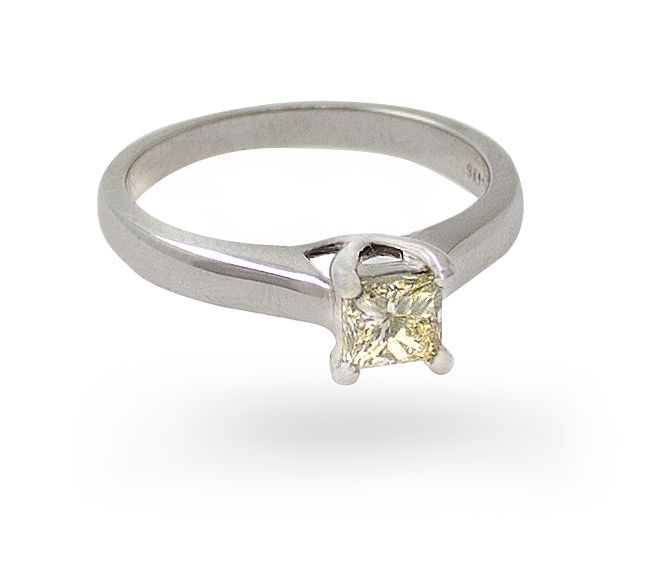 James Moore JM2631 18k White Gold 0.35ct Solitaire Ring Jewellery