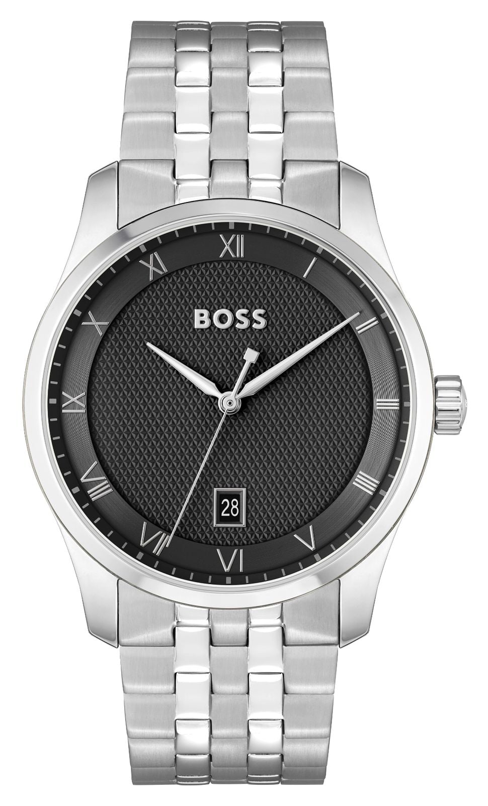 BOSS 1570204 Graceful Mina Stainless Steel Black Dial Watch