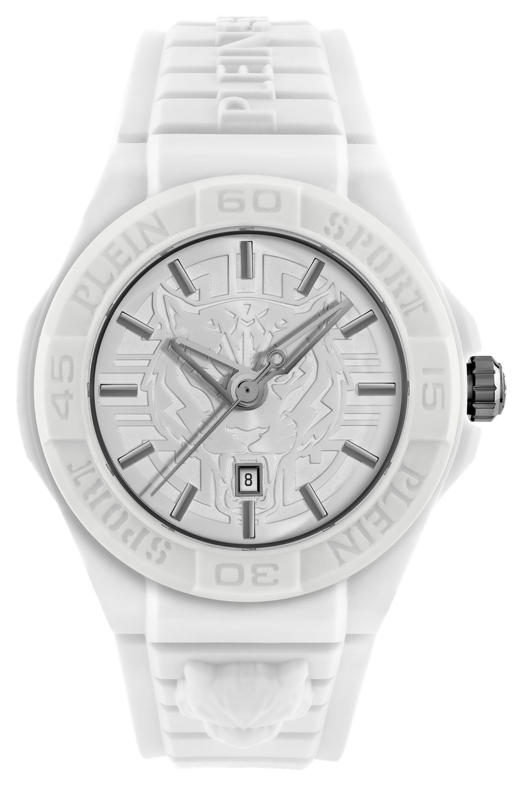 Plein Sport PSHDA0324 NEW FEARLESS Date (46mm) White Dial / Watch