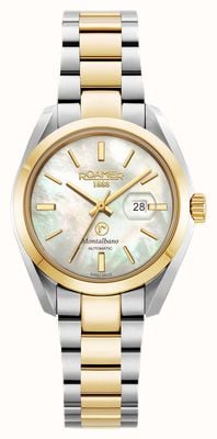 Roamer Women's Montalbano Automatic (31mm) Mother-of-Pearl Dial / Two-Tone Stainless Steel Bracelet 996990 47 20 20