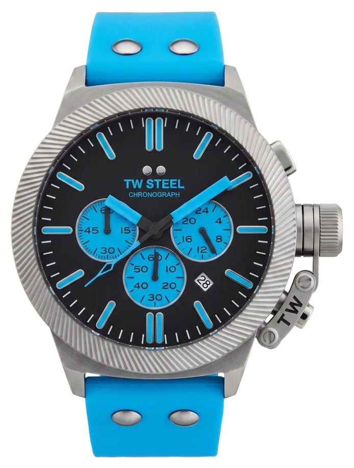 TW Steel CS131 Canteen Quartz Chronograph (45mm) Black Dial Watch