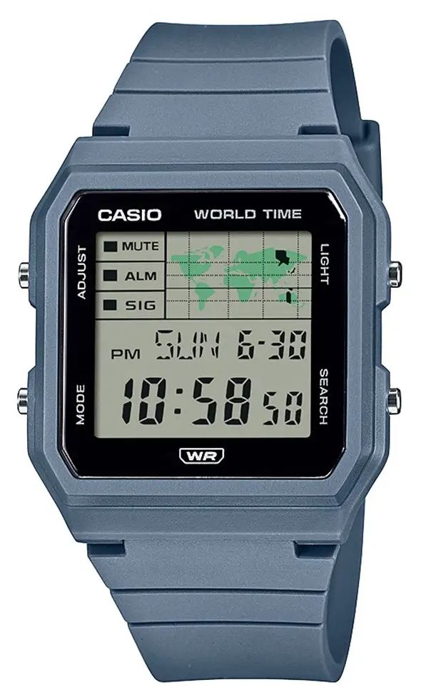 Casio LF-30W-2AEF World Map Multifunction (33.7mm) Digital Watch