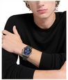 Michael Kors Lexington Blue Chronograph Mens Gunmetal Stainless Steel Bracelet MK9298 - alternate view 3