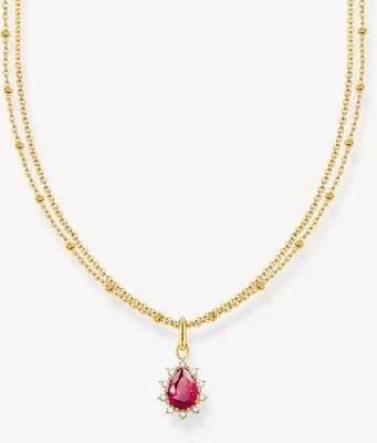 Thomas Sabo Gold-plated necklace with pendant Vintage Romance KE2294-995-10-L45V