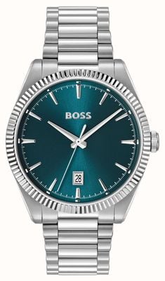 BOSS CHESWICK Three-Hand Quartz (40mm) Blue Dial / Stainless Steel Bracelet 1514309