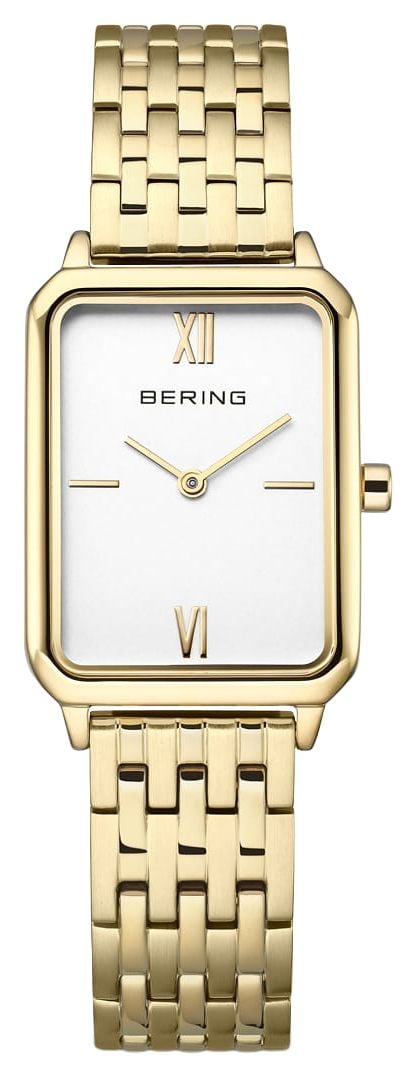 Bering 17423-734 Classic Quartz (23mm) White Dial / Gold PVD Watch
