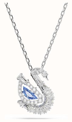 Swarovski Swan Pendant Mixed Cuts, Swan, Blue 5723389