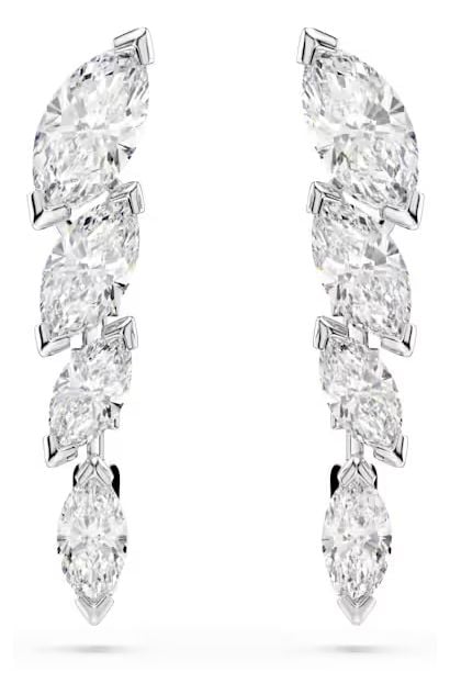 Swarovski 5748007 Mesmera earrings, Marquise cut, White, Jewellery