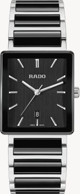 RADO Integral Quartz (31.5mm) Black Brushed Dial / Black High-Tech Ceramic & Steel Bracelet R20255162