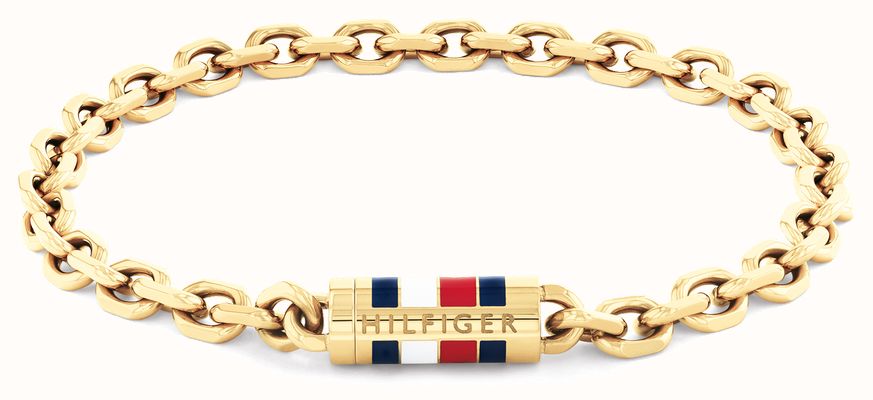 Tommy Hilfiger Men's Bruce Chain Bracelet Gold 2790653