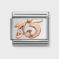 Nomination Classic Number 15 Rose Gold Charm 430315/15