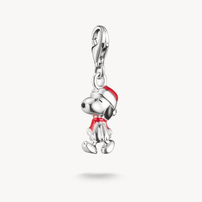 Thomas Sabo x PEANUTS Snoopy Santa Edition Charm Pendant Original/Connect 2227-664-10