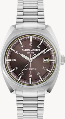 Aston Martin TS2 Timeless Automatic (41mm) Brown Sunray Dial / Stainless Steel Bracelet MTTS2S602